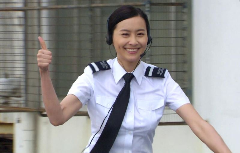 陈法拉于《冲上云霄II》中饰演女机师Holiday。(剧照)