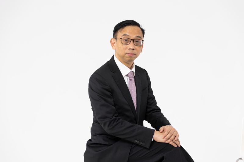 经络按揭转介首席副总裁曹德明。（香港01相片）