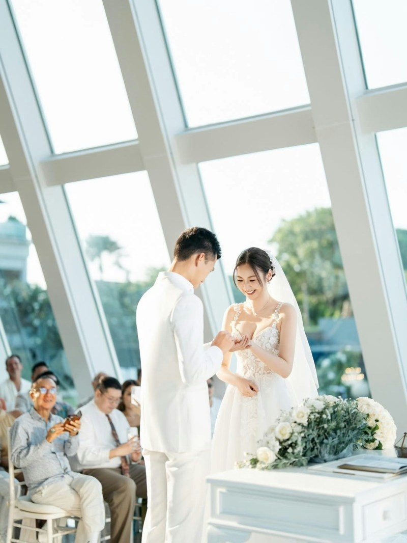 庄思敏在峇里岛举办的婚礼好唯美!(IG/@jacquelinchng)
