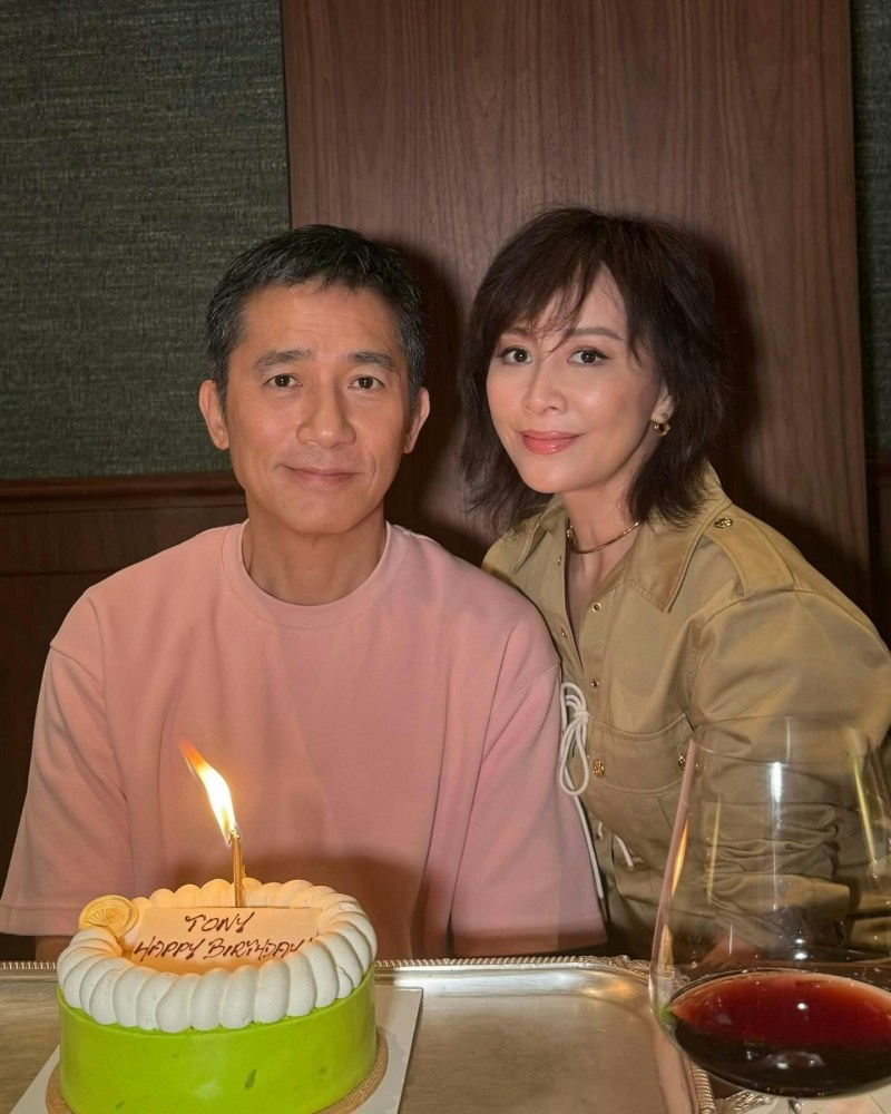 刘嘉玲与梁朝伟(IG@carinalau1208)