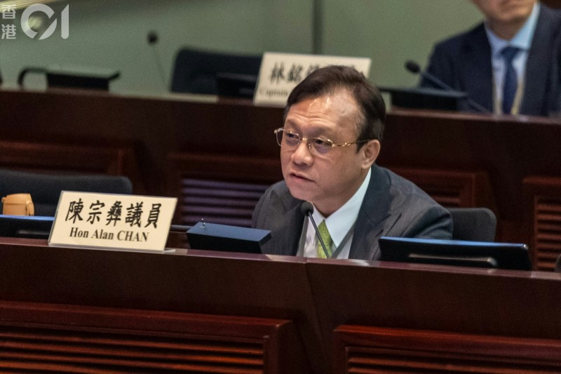 立法会议员陈宗彝。