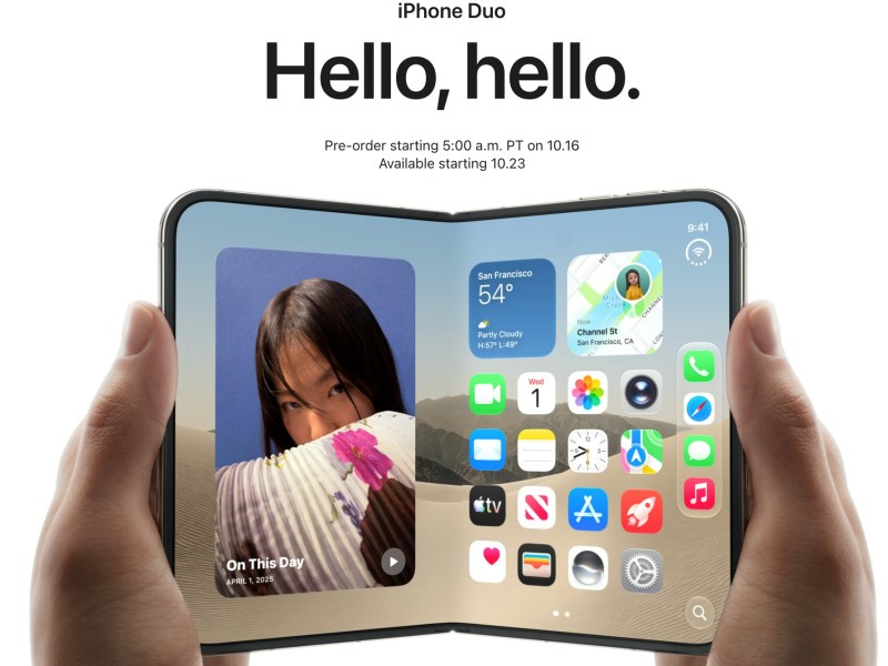 苹果首款折叠屏iPhone Duo开售实测:体验惊艳却遇软件适配致命短板 苹果首款折叠屏iPhone Duo开售实测:体验惊艳却遇软件适配致命短板