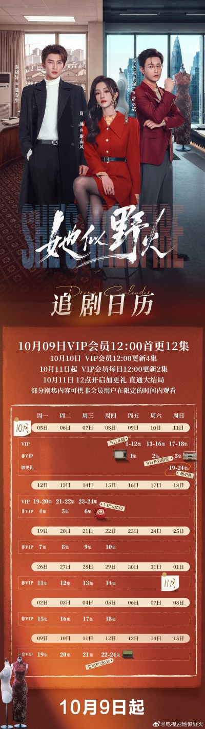 《她似野火》劇情解析｜更新時間與演員陣容全攻略-硕谷新闻聚合