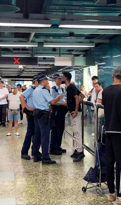 港鐵深水埗站男子與警員衝突：被指使用粗口，涉嫌違反鐵路附例遭拘捕-硕谷新闻聚合