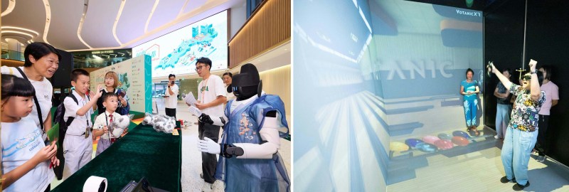 「创响北都」透过工作坊与体验摊位,让市民亲身实试科技,如与机械人互动、玩游戏等,把科技带进社区。