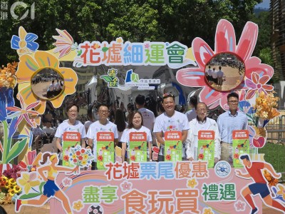 罗淑佩体验花墟旺角大球场票尾优惠，购粉色桔梗并享餐饮折扣-硕谷新闻聚合
