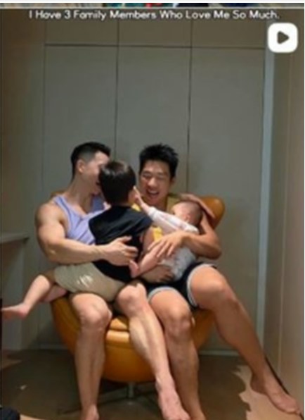 中国网红「Berlin阳光」(图右)和伴侣以观光名义赴台,宣传「天使计划」招揽辅助生育服务「拥有自己的孩子」,遭逮获后驱逐出境。(Instagram@berlinsun)