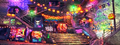 兰桂坊光影艺术周末首秀，万圣节主题点亮德己立街-硕谷新闻聚合
