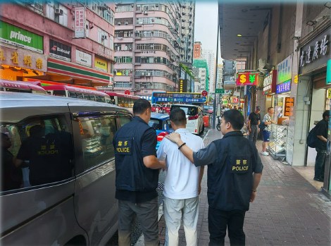 警方拘捕多名涉案人士。