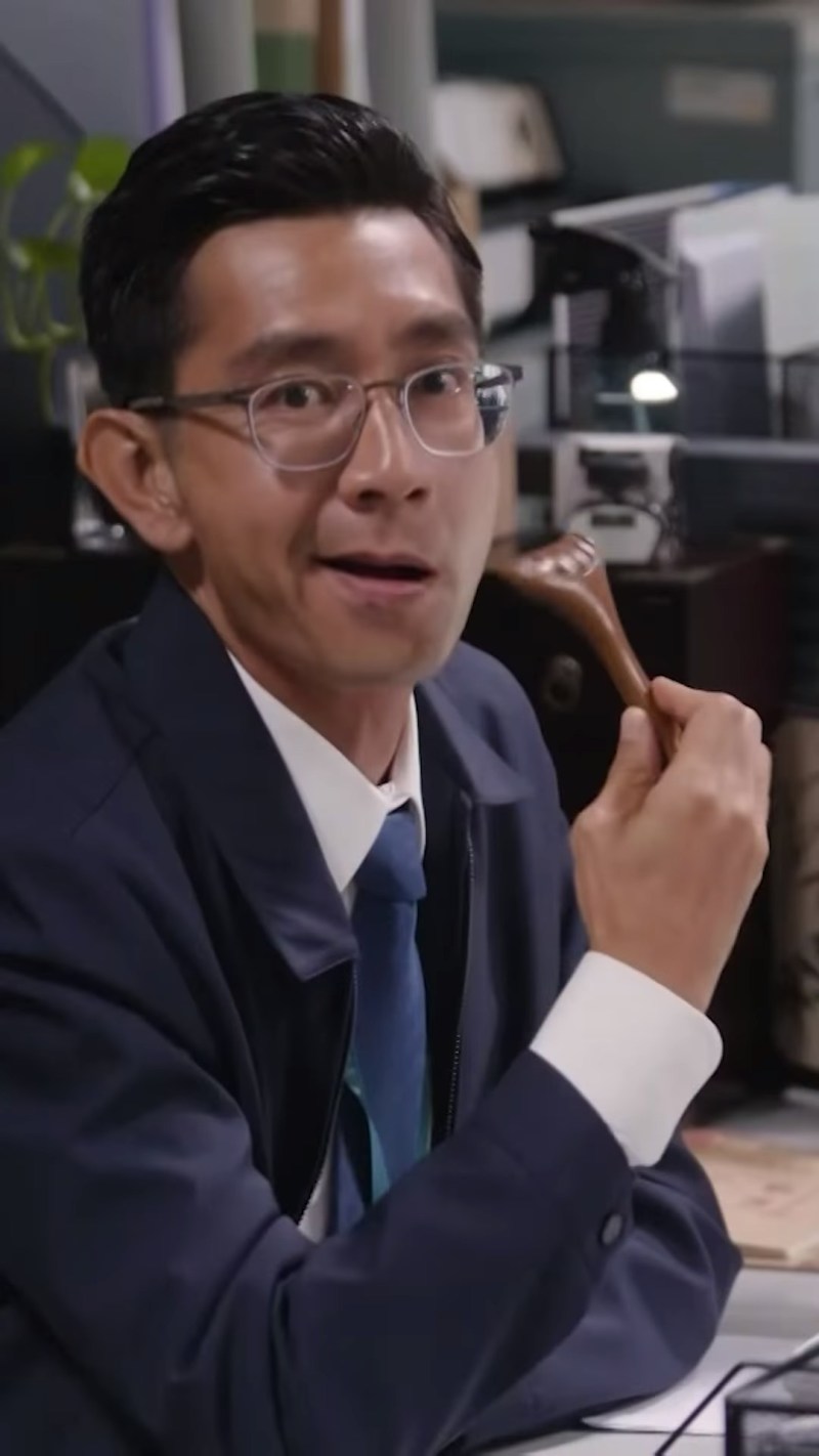 李尚正饰演李宝安豪宅临海峰管理处保安队队长。(ig@hk.hoy)