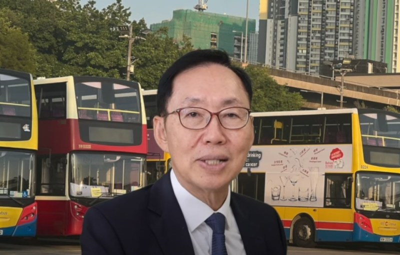 陈健波形容巴士申请的票价加幅无疑会令市民百上加斤。(陈健波FB)