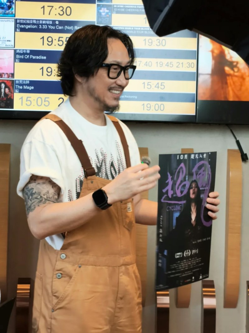 郑中基支持香港电影。(小红书)