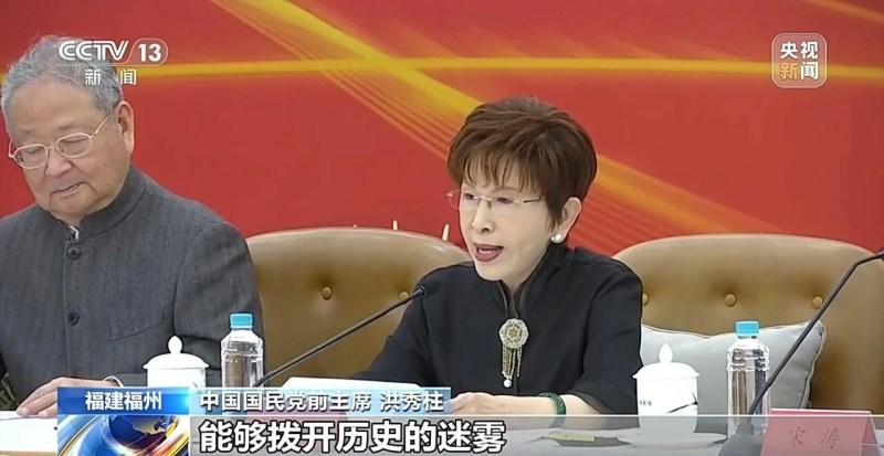 洪秀柱。(央视新闻)
