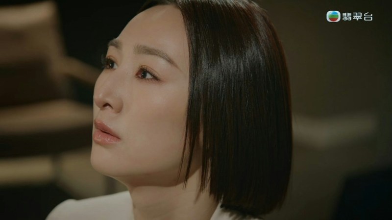 黑化了的张智霖对着老婆高海宁亦不再温柔。(节目截图)
